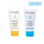 Kaline ecran bonne mine + k.aqua Creme Hydratante 50ml pack