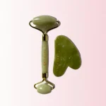 FACELAB KIT DE GUA SHA & ROLLER EN JADE VERT