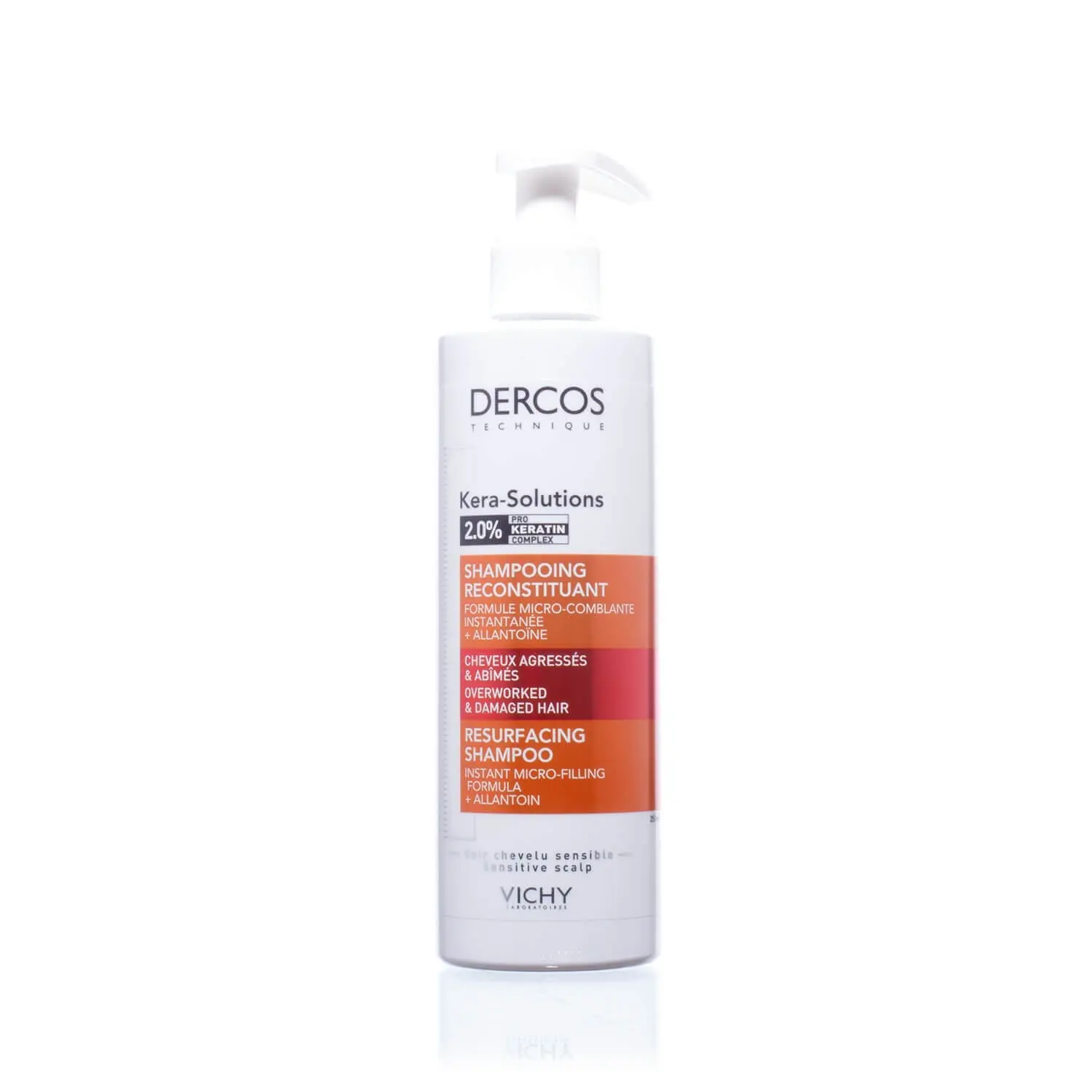 1bd08c7cb2f0fafe4fd2a875ad3232b95020be74 VICHY KERA-SOLUTIONS SHAMPOOING RECONSTITUANT CHEVEUX AGRESSES ET ABIMES 250ML – Image 1