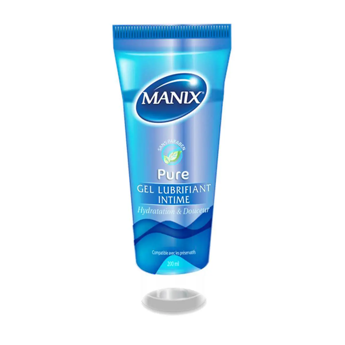 200 MANIX PURE GEL LUBRIFIANT 200ML – Image 1