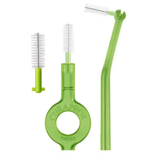 268043_2_800 CURAPROX CPS - 11 Prime Start Vert, 5 brossettes interdentaires + 2 manches – Image 1