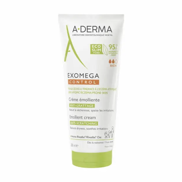 3282770149678 A-DERMA EXOMEGA CONTROL CREME EMOLLIENTE 200ML – Image 1