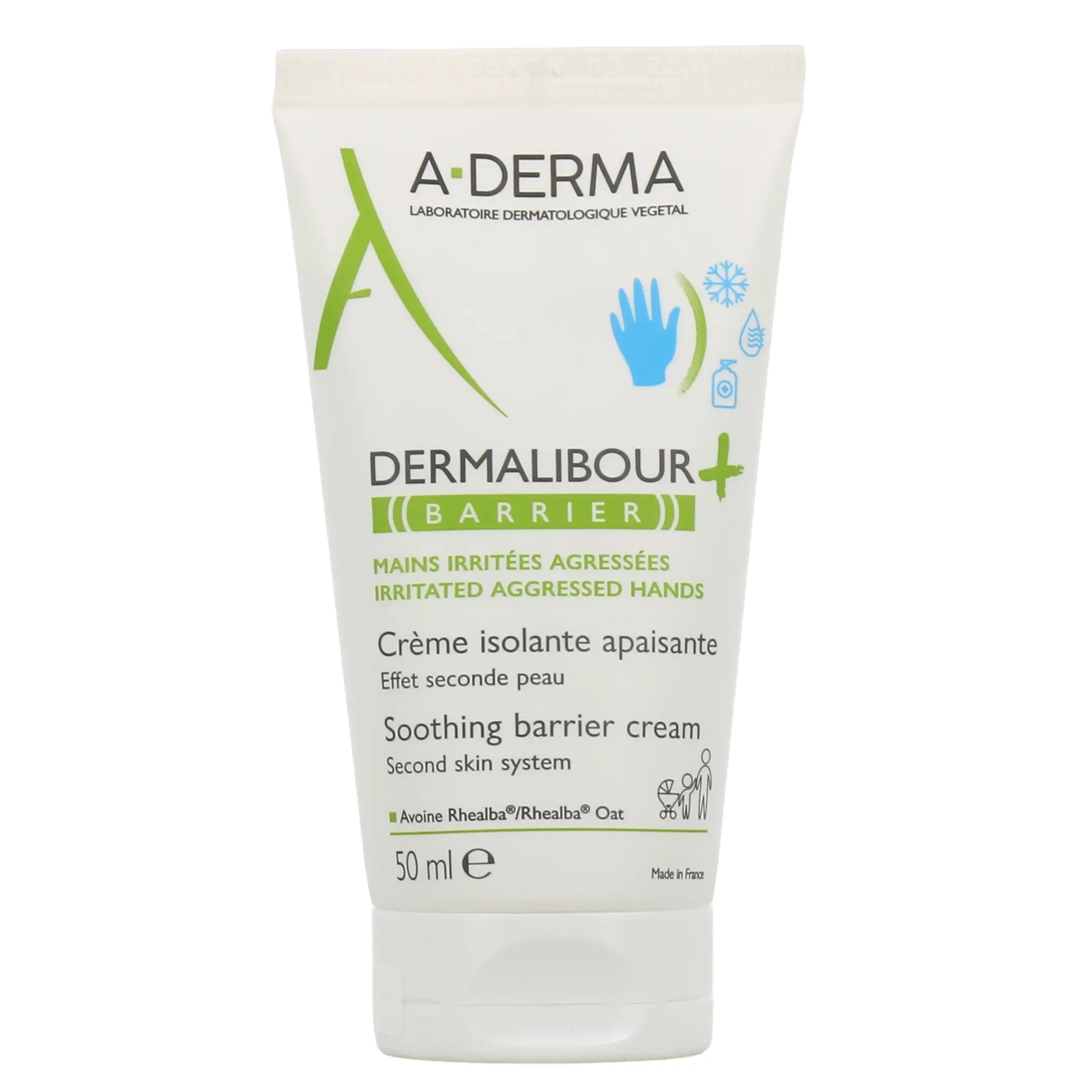 3282770391008-ld-17-front-6544d67f0856b ADERMA DERMALIBOUR + BARRIER CREME ISOLANTE MAINS IRRITEES 50 ML – Image 1