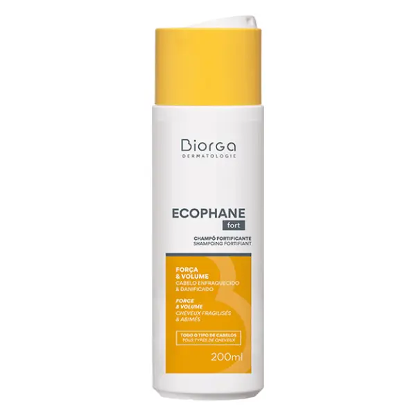 3660398504718-3 ECOPHANE Shampooing fortifiant 200ml BIORGA – Image 1
