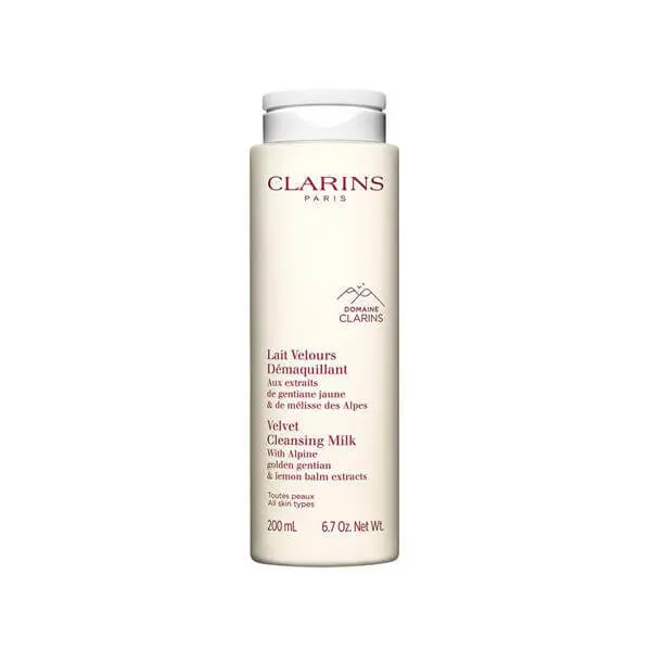 3666057145414___L CLARINS lait velours démaquillant toute peau 200ml ( nouveau emballage ). – Image 1