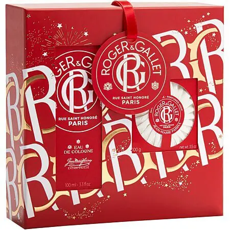 3701436921217_1 ROGER & GALLET COFFRET JEAN MARIE FARINA (EAU PARFUMEE 100ML+ SAVON 100G) – Image 1