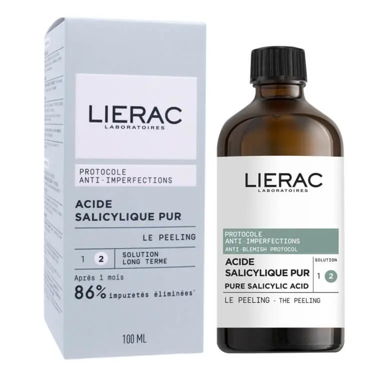 3701436926236 LIERAC ACIDE SALICYCLIQUE PUR LE PEELING 100ML – Image 1