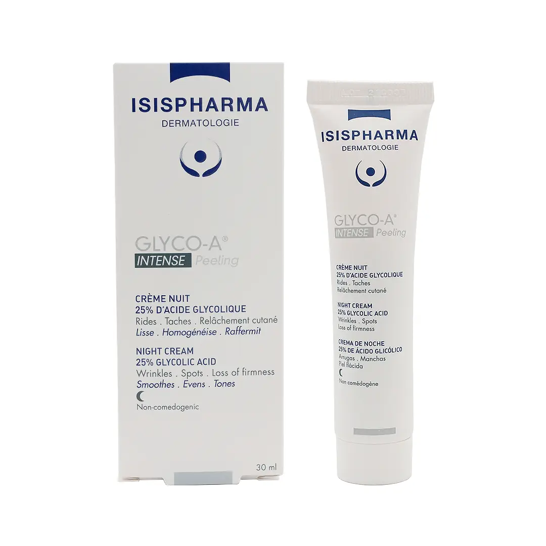 50 ISISPHARMA GLYCO-A INTENSE PEELING CREME NUIT 25% D'ACIDE GLYCOLIQUE 30ML – Image 1