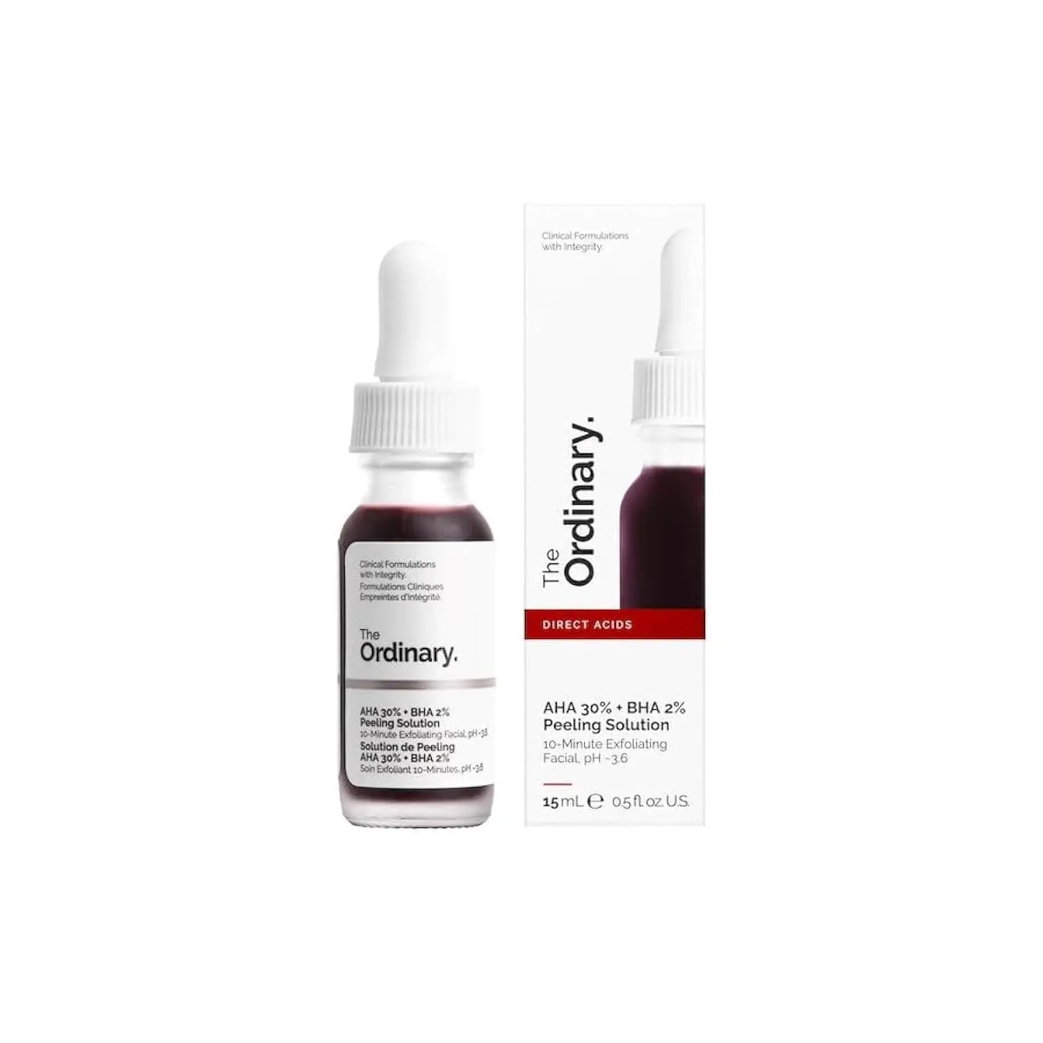 514lfmWTDfL THE ORDINARY Limited Edition AHA 30% + BHA 2% Peeling Solution,15ml – Image 1