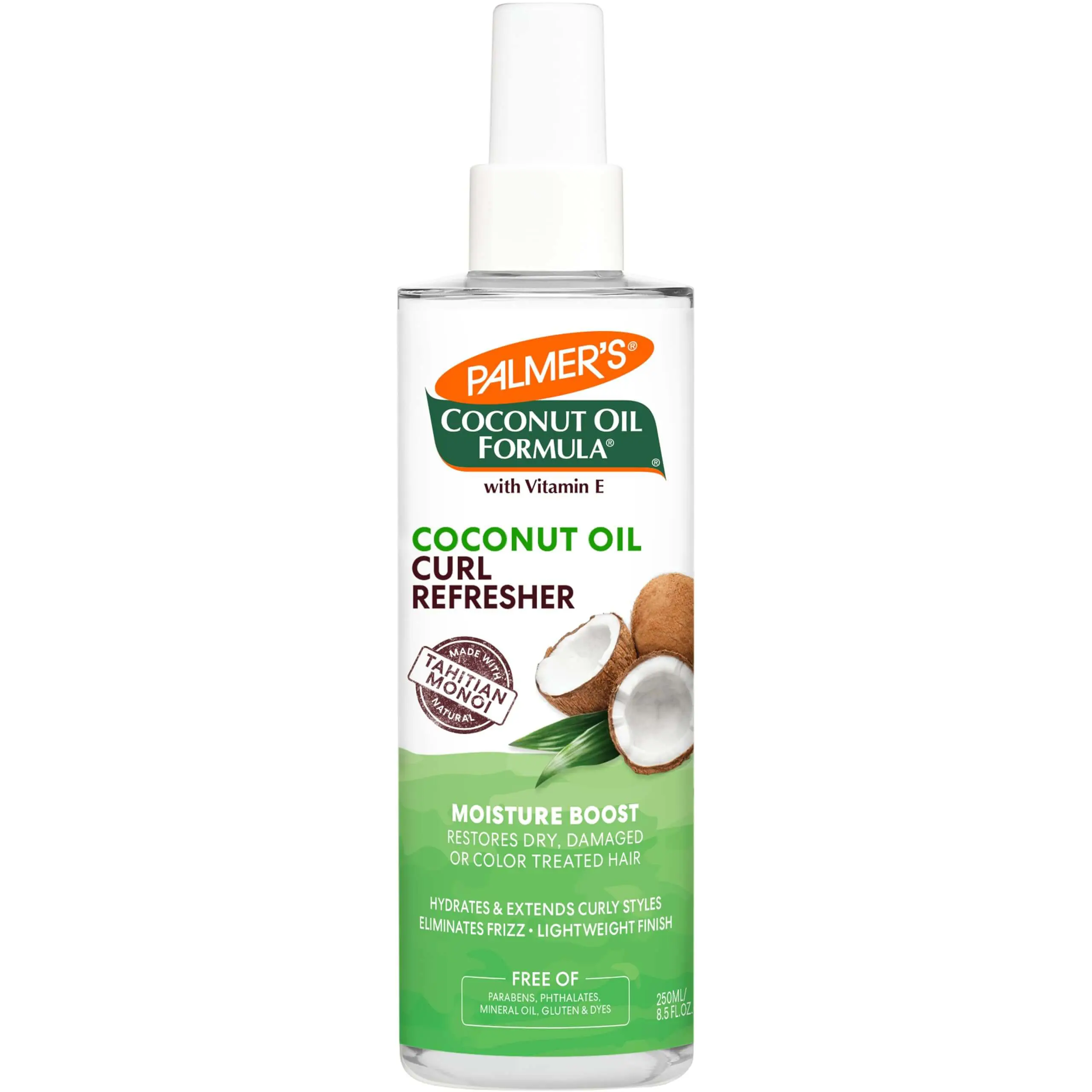 Version 1.0.0 Palmer's Spray rafraîchissant pour boucles à l'huile de coco Moisture Boost, 250 ml – Image 1