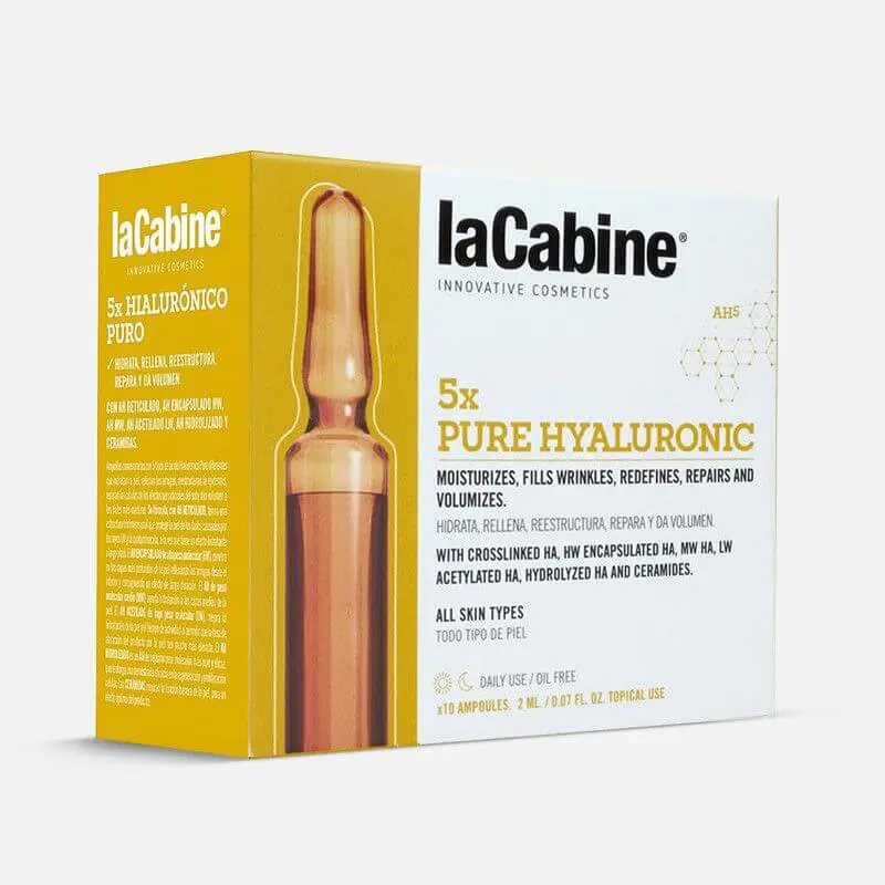 8435534402822-1_rknmlw3vgbgda8ps laCabine 5x Pure Hyaluronic 10 Ampoules – Image 1