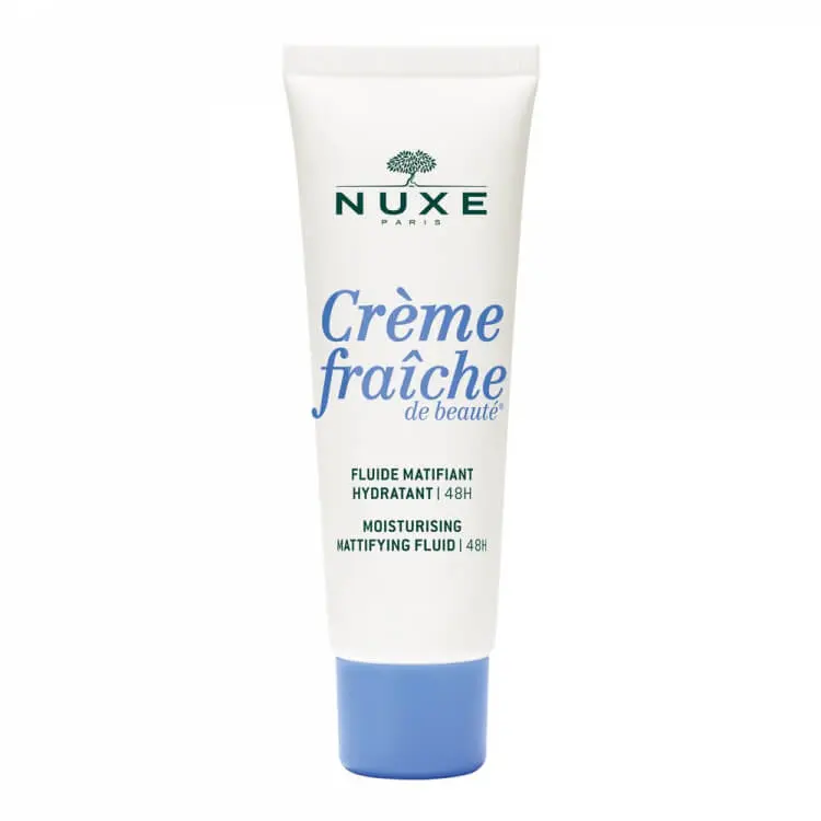 9894877b9b56b1e78750d2486de17217 NUXE CREME FRAICHE DE BEAUTÉ FLUIDE MATIFIANT HYDRATANT 48H 50ML – Image 1