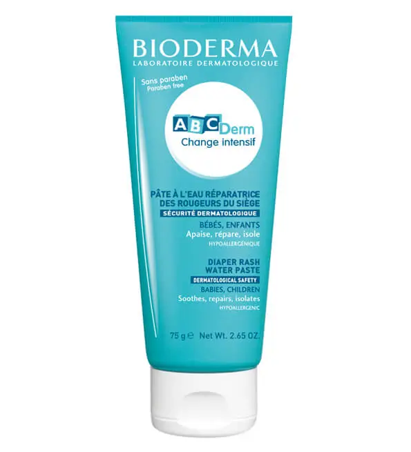 ABC-Derm-change-intensif-75g-3401396924944-bioderma Bioderma ABCDerm Pâte Apaisante à Base d'Eau pour Érythème Fessier 75 g – Image 1