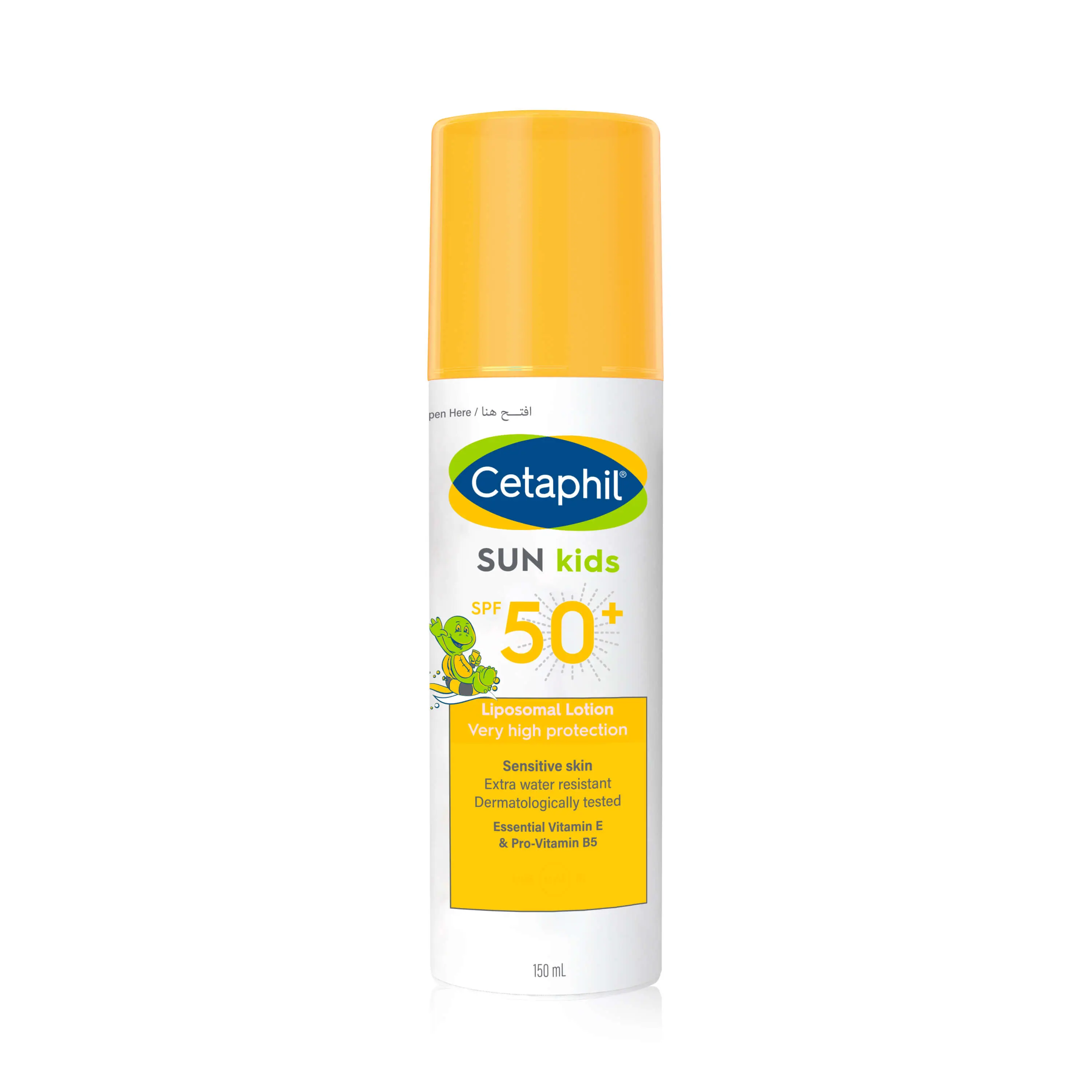 CETAPHIL_GLOBAL_SUN_KIDS_SPF-50+_LOTION_CLEAR_eContent_ATF_Front-of-Pack_11-2021 Cetaphil Sun Kids SPF50+ 150ml – Image 1