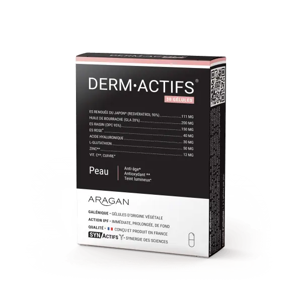 DERMACTIFS-600x600 ARAGAN DERM ACTIF 30 GELULES – Image 1