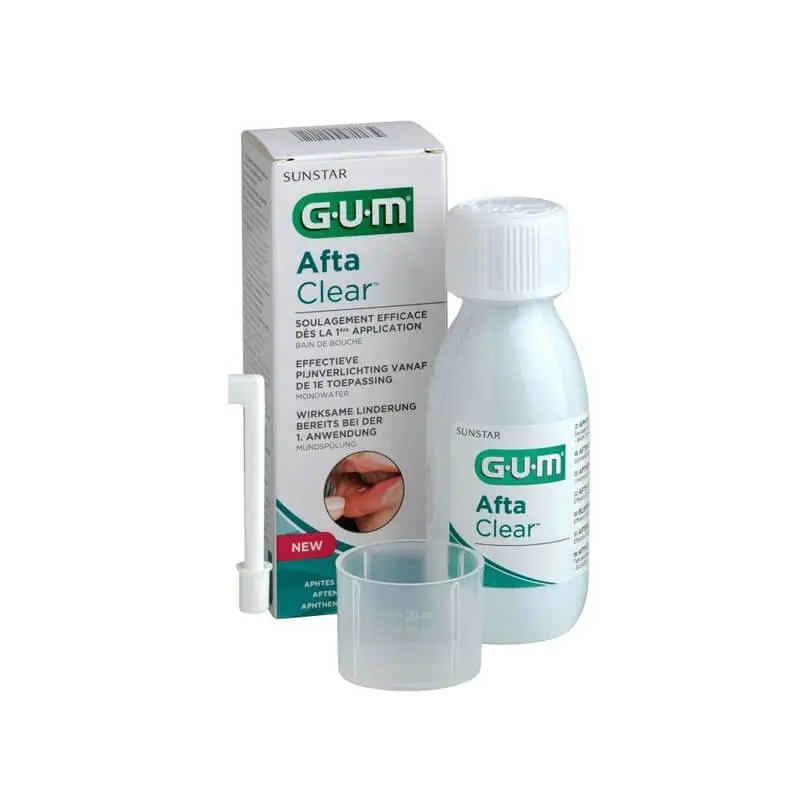 GUM-AFTACLEAR-Bain-de-bouche-120ML-2410 GUM AFTACLEAR BAIN DE BOUCHE 120ML 2410 – Image 1