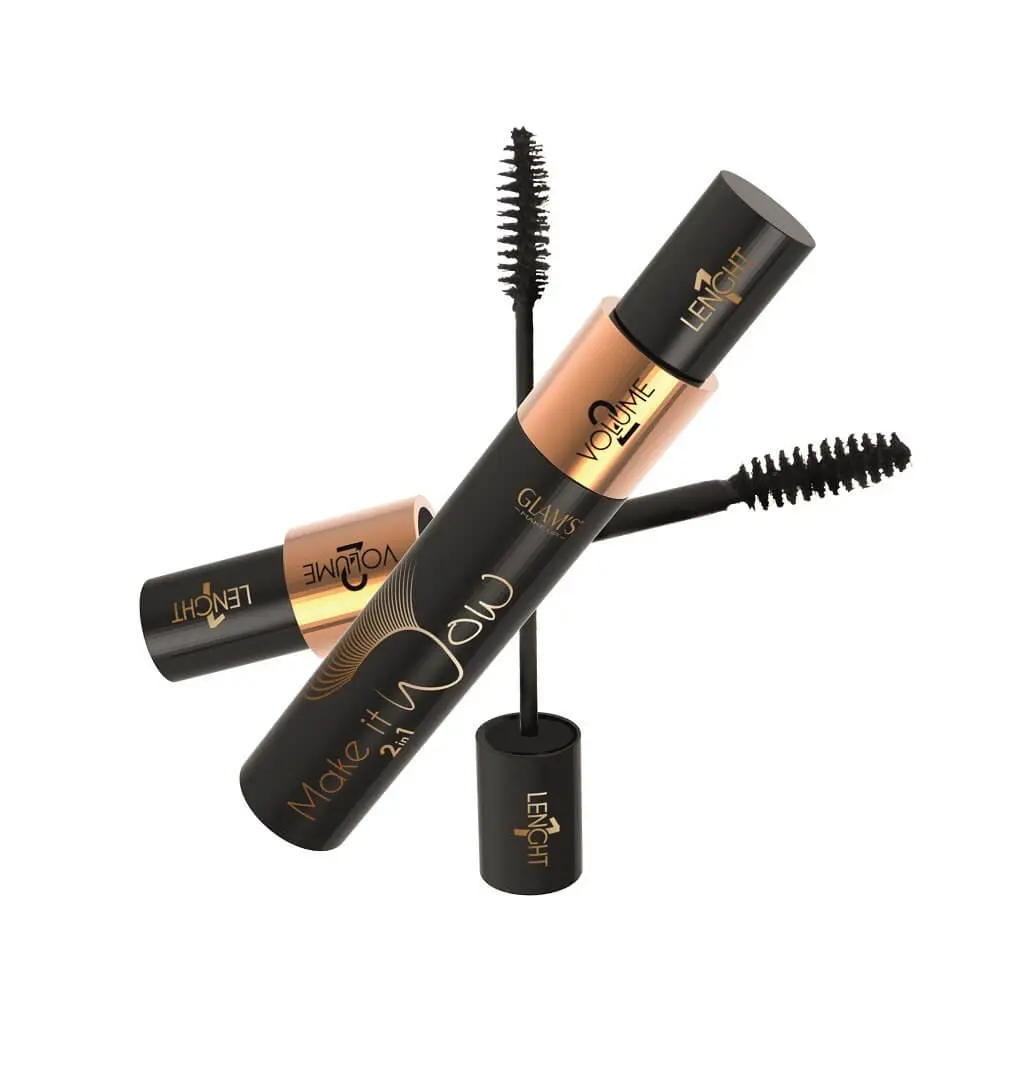 MakeitWowMascara410_a875cf9c-479c-40f1-b056-21df212b75e8 GLAM’S MAKE IT WOW 2 EN 1 MASCARA 410 BLACK OUT – Image 1