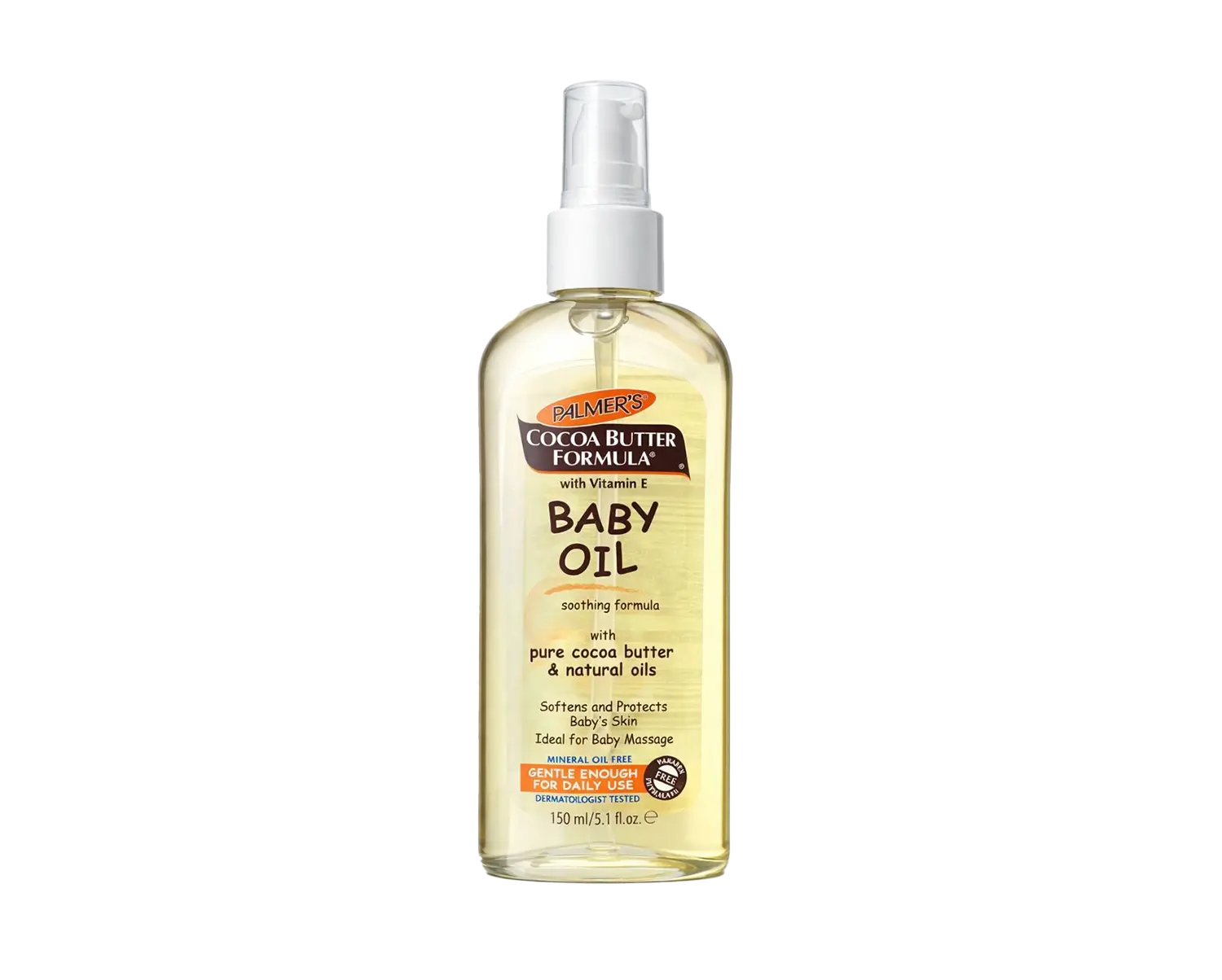 PALMERS-10-1.webp Palmer’s Baby Oil with pure cocoa butter & natural oils 150ml – Image 1