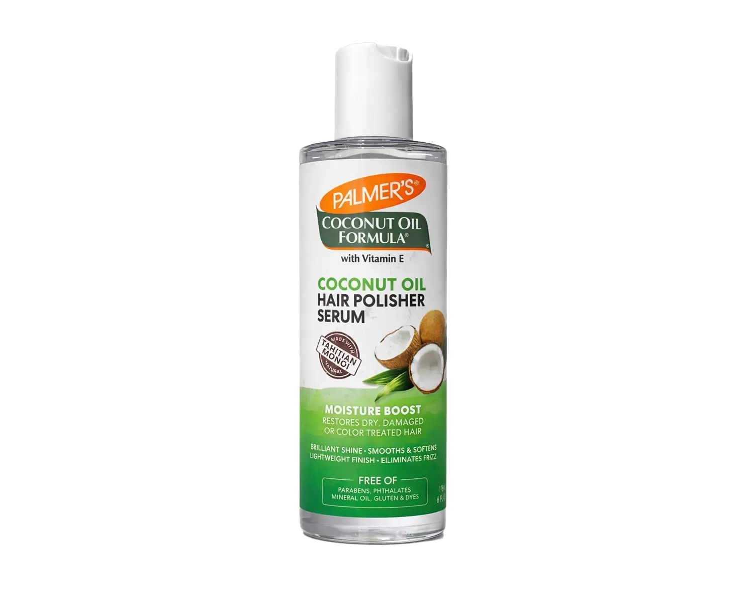 PALMERS-4.webp PALMER'S Coconut Oil Formula avec vitamine E, Sérum capillaire lustrant, Moisture Boost, 178 ml – Image 1