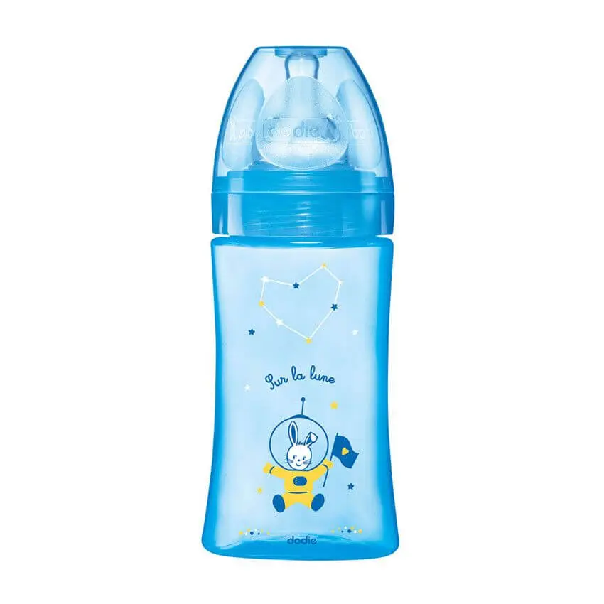 PRF098_NoColor_1_X BIBERON MOYEN INITIATION+ 270 ML 0-6 MOIS - BLEU COSMONAUTE – Image 1