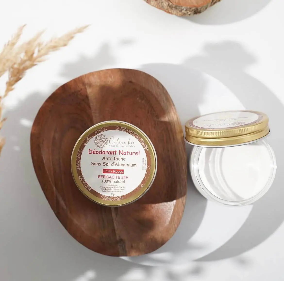 caléne bio BAUME DEODORANT – Fruits Rouge