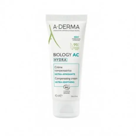 A-DERMA BIOLOGY AC HYDRA Crème compensatrice ultra-apaisante 40ML