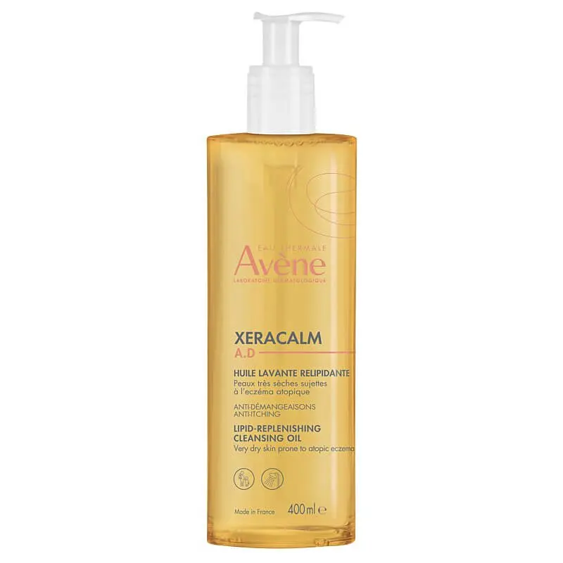 avene-xeracalm-ad-huile-lavante-400ml AVENE XeraCalm A.D Huile lavante relipidante 400ML – Image 1