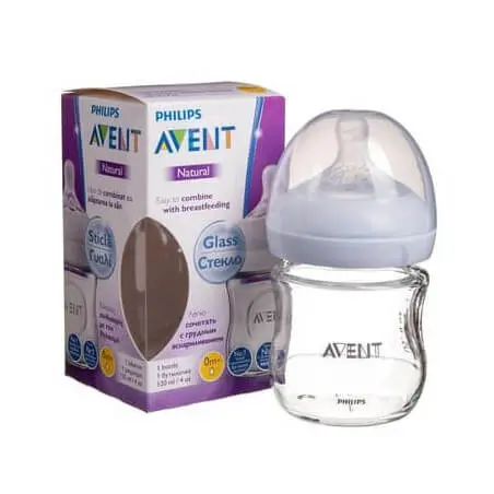 avent-biberon-naturel-en-verre-0m-120-ml Avent philips Biberon Natural En Verre +0 mois 120 ml – Image 1