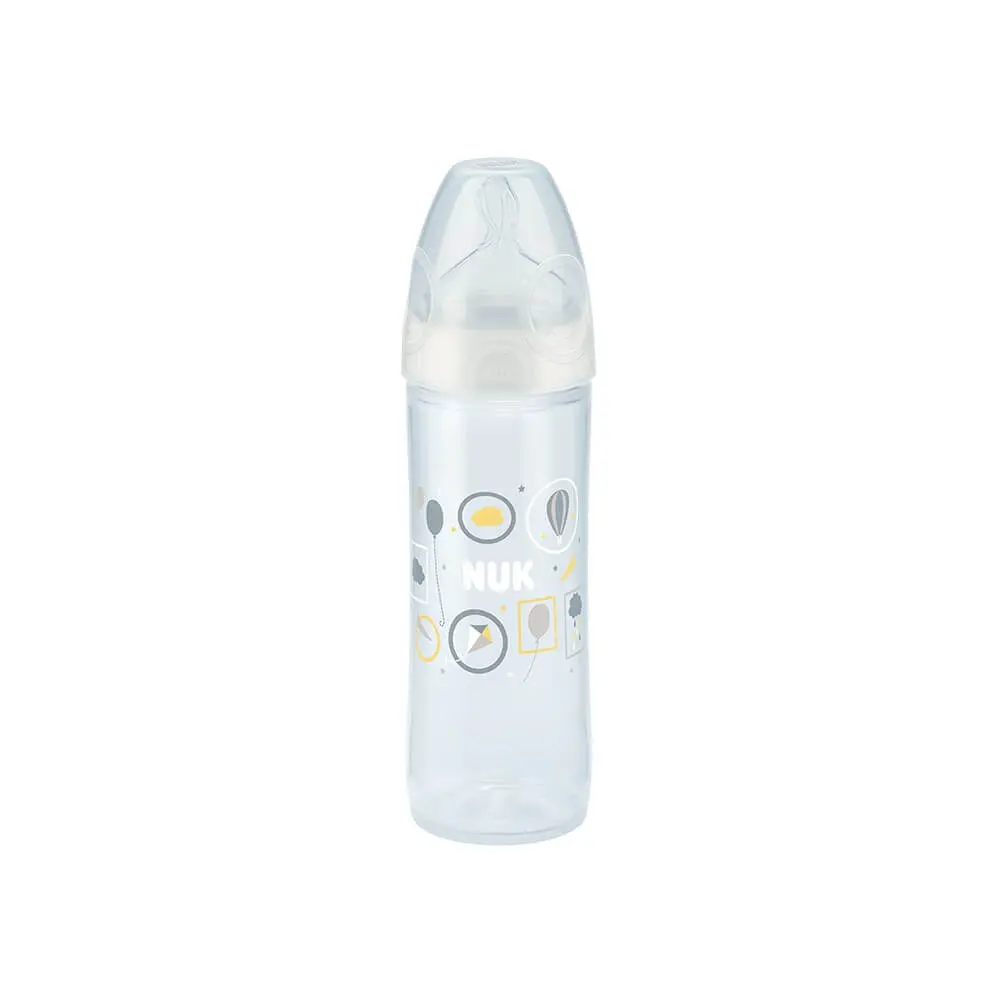 bebe-et-maman-nuk-nuk-biberon-classic-plastique-250ml NUK BIBERON FIRST CHOICE+ PP 6-18 MOIS 250ML – Image 1