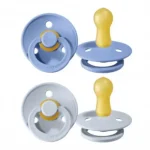 BIBS Couleur 2 Bleu ciel et bleu bébé -6+mois