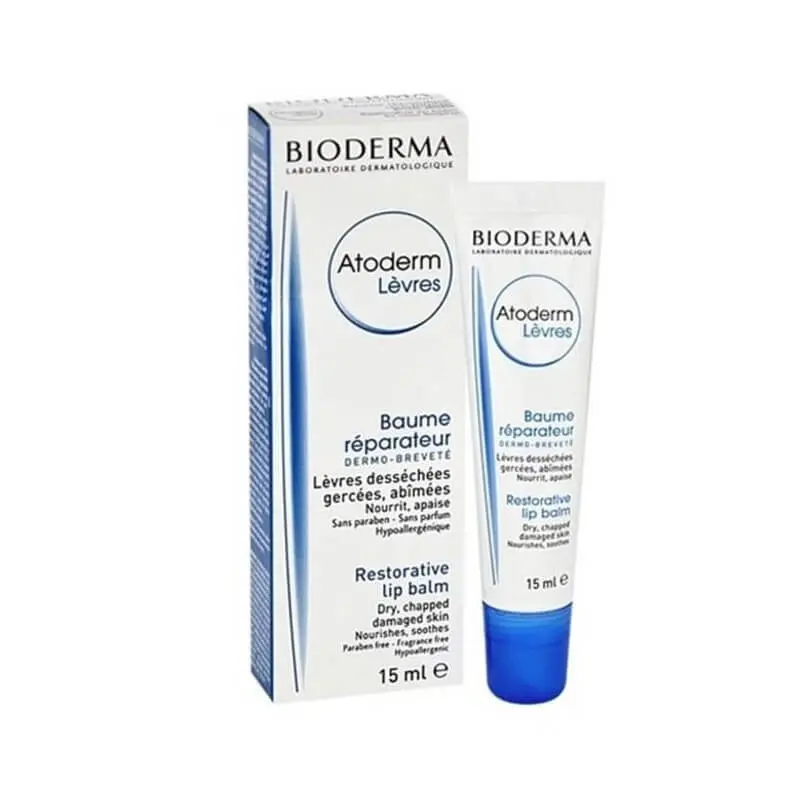bioderma-atoderm-baume-levres-15ml-nourrit-et-apaise-les-levres-gercees BIODERMA ATODERM BAUME LÈVRES NOURRIT ET APAISE LES LÈVRES GERCÉES 15ML – Image 1