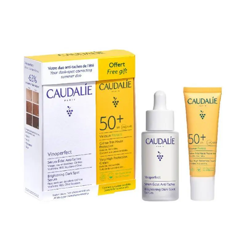 caudalie-vinoperfect-serum-oferta-vinosun-protect-fps50 Caudalie Coffret Vinoperfect Sérum + SPF50 25ml Offert – Image 1
