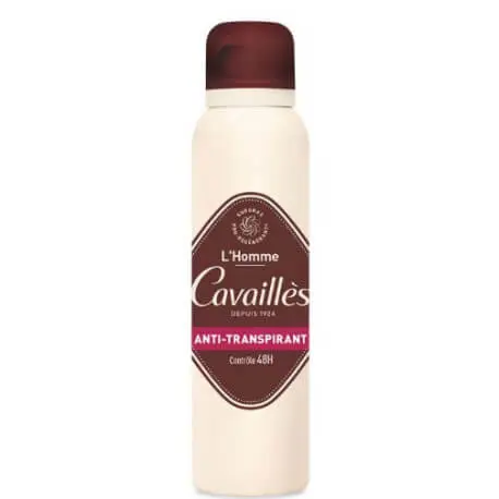 cavailles-deo-h-absorb-48h-spray-150ml ROGE CAVAILLES Homme Déodorant anti transpirant 48 h spray 150ML – Image 1