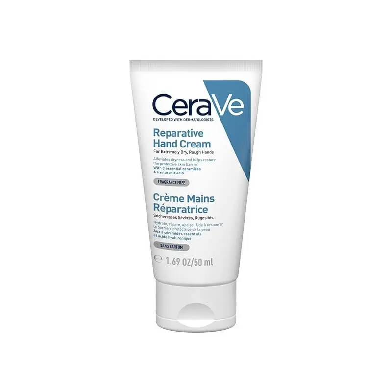 cerave-creme-mains-reparatrice-50ml CERAVE CREME Réparatrice Mains Sèches et Abîmées | 50ml – Image 1