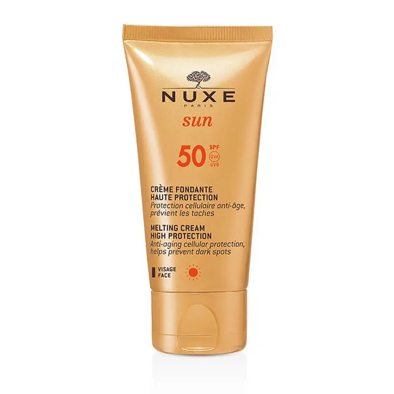 crème-solaire-fondante-visage-spf-50-nuxe-sun NUXE SUN CREME SOLAIRE FONDANTE VISAGE SPF 50 – Image 1
