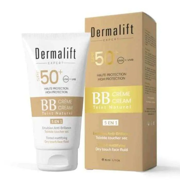 dermalift-sunlift-bb-creme-toucher-sec-50-ml-spf-50 DERMALIFT SUNLIFT BB CREME TOUCHER SEC 50 ML SPF 50+ – Image 1