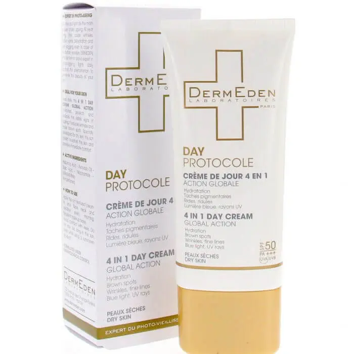 dermeden-dermeden-day-protocole-creme-de-jour-anti-age-4-en-1-peaux-seches-visage DERMEDEN DAY PROTOCOLE CREME DE JOUR ANTI AGE 4 en 1 PEAUX SECHES – Image 1