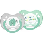 Dodie Sucettes Symétriques Mixte Quand je serai grand x2 +6mois - coloris aléatoire