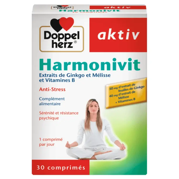 DOPPEL HERZ AKTIV Harmonivit boite 30 comprimés