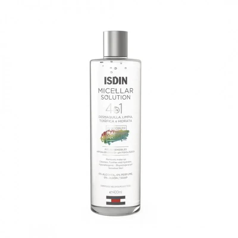 eau-micellaire-4-en-1-400ml ISDIN MICELLAR SOLUTION 4 EN 1 400ML – Image 1
