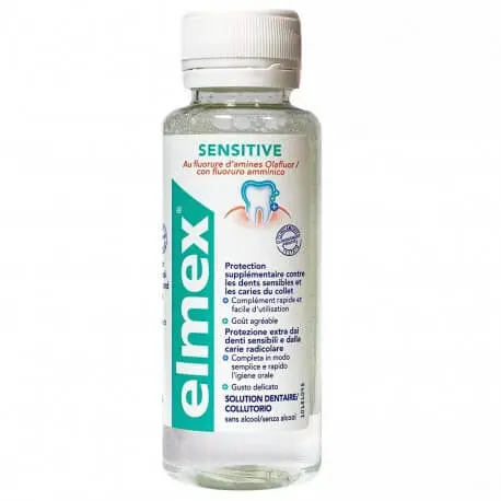 elmex-bain-de-bouche-sensitive-100ml ELMEX BAIN DE BOUCHE SENSITIVE 100ML – Image 1