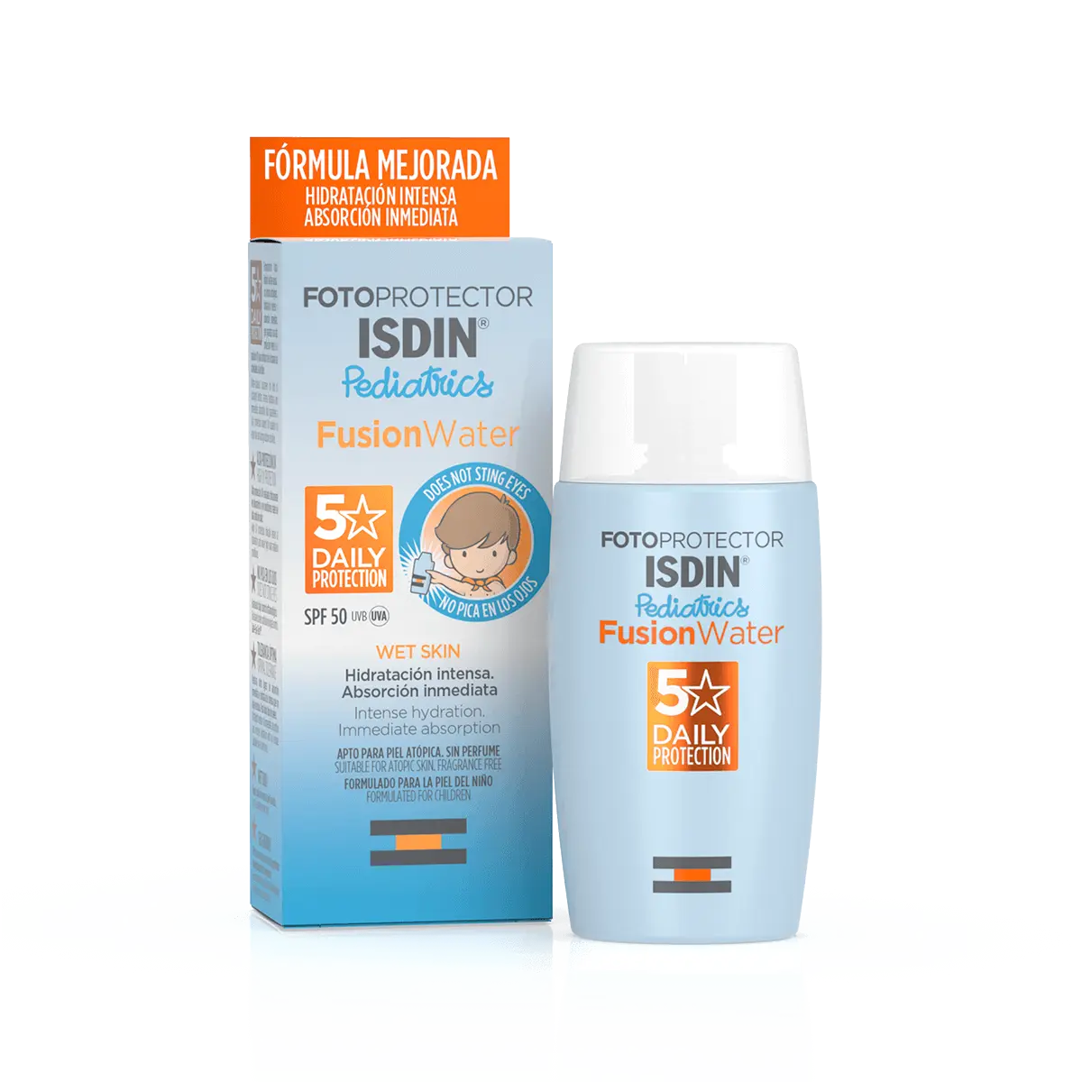 ISDIN FOTOPROTECTOR PEDIATRICS FUSION WATER SPF50+ 50ML