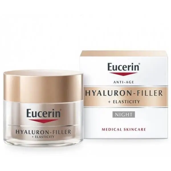 eucerin-hyaluron-filler-elasticity-soin-de-nuit-anti-age-50ml- EUCERIN HYALURON-FILLER +ELASTICITY SOIN DE NUIT 50ML – Image 1