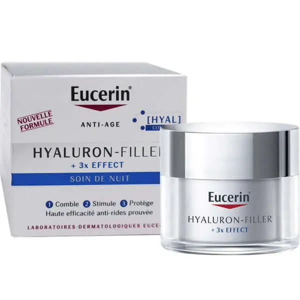 eucerin-hyaluron-filler-soin-de-nuit EUCERIN HYALURON-FILLER +3x EFFECT SOIN DE NUIT 50ML – Image 1