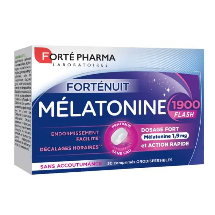 forte-pharma-forte-pharma-forte-nuit-melatonine-1900-flash-30-comprimes-sommeil-et-detente FORTE PHARMA FORTE NUIT MELATONINE 1900 FLASH 30 COMPRIMES – Image 1