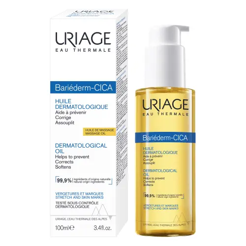 fr-fr-bariederm-3661434011955-9-prim-sec-pack URIAGE BARIEDERM CICA Huile Dermatologique 100ml - Vergetures, Marques Récentes et Résiduelles – Image 1