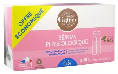 gifrer-physiologica-serum-p7026-1.webp Gifrer Sérum Physiologique 40 x 5 ml – Image 1