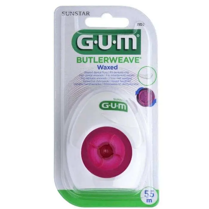GUM Fil Dentaire ButlerWeave Ciré Réf 1155