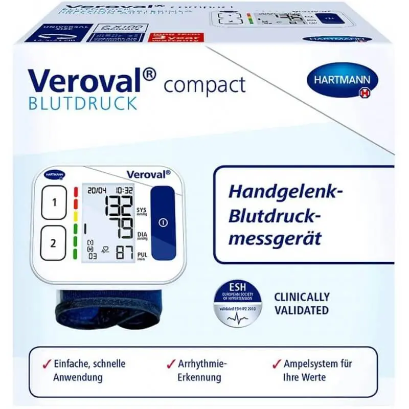 HARTMANN VEROVAL COMPACT TENSIOMETRE DE POIGNET