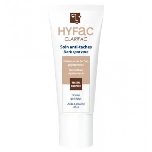 hyfac-pain-nettoyant-purifiant-100g Hyfac clarifac soin spf 30 anti-tâches 40 ml – Image 1